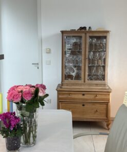 Biedermeier Glasschrank