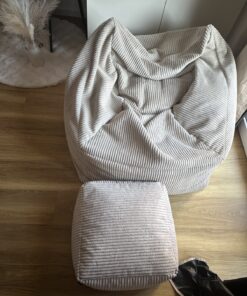 XXL sitzkissen mit Fussablage