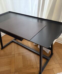 Maxalto Recipio Schreibtisch (Antonio Citterio) – Schellack-Optik & Leder-Einsatz