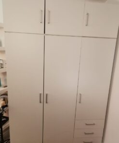 Schrank mit Aufsatz wie neu, weiss
