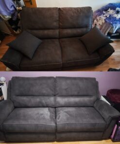 Modernes 2-teiliges Sofaset in Anthrazit/Grau
