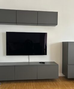 Ikea Besta Schrankwand (ohne TV)