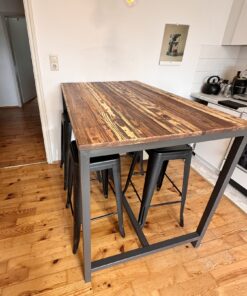 Industrial Design Bartisch Massivholz