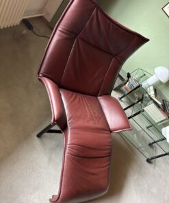 Original Cassina VERANDA Sessel – Vico Magistretti – Leder rot