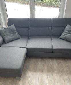 Xora Ecksofa grau