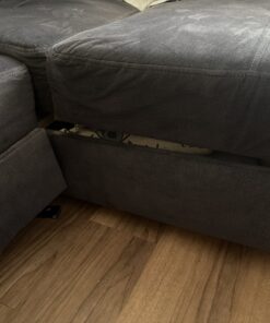 U shaped Sofa with sleep function and 2 storage boxes