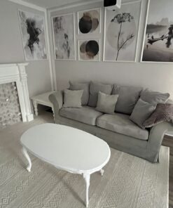 Couch Sofa Landhaus Husse hellgrau Gutman Factory