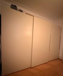 Morassutti Designer Schlafzimmerschrank mit Schiebetüren, Licht und Kleiderlift