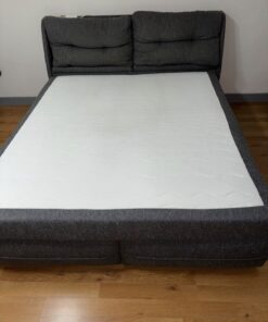 Boxspringbett Anthrazit 180x200