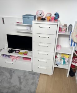 Fernsehschrank mit Regalen