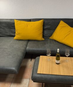 Ecksofa Modell Francis  Koinor mit Vintage-Effekt - V A-India Jungle