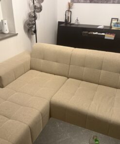 Beiges Ecksofa