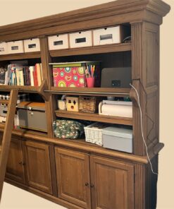 Bibliothek Eiche massiv
