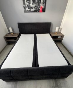 Boxspringbett 180 x 200 cm mit Bettkasten super Zustand Anthrazit