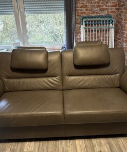 Leder Couch und Sessel