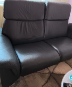 2 stck. Ledersofas