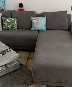 Wohnzimmercouch mit Ottoman