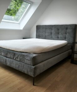 Boxspringbett 160x210cm mit Topper und Kopfteil