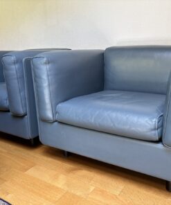 2 x Zanotta Ledersessel