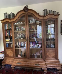 Antiker Bibliothek Bücherschrank im Stil Ludwig XV