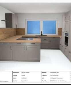 Hochwertige Landhausküche mit erstklassigen Markengeräten