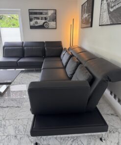 Brühl Sofa Moule Leder schwarz