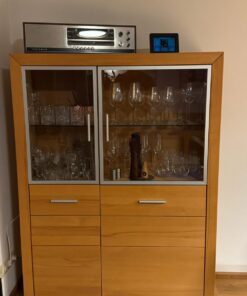Highboard/Brotschrank Buche massiv