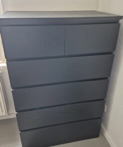 Schwarze Kommode von Ikea