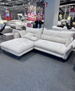 Unbenutztes Modernes Ecksofa Beige mit Kissen günstig abzugeben