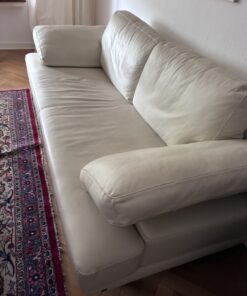 Rolf Benz Sofa Leder weiss