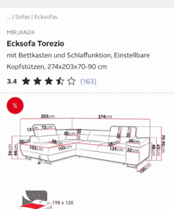 Ecksofa mit Schlaffunktion