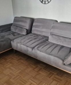 Eckcouch mit verstellbaren Rückenlehnen