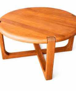 Stilvoller Mid Century Couchtisch Teak Holz Ablagetisch designed by Niels Bach für Randers Vintage Coffee Table 60s Wohnzimmertisch