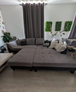 Ecksofa mit hocker