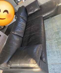 Ligne Roset Leder Ecksofa