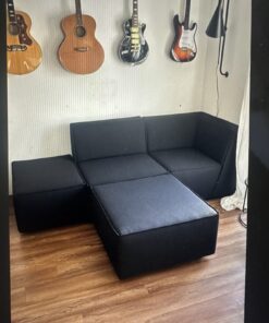 CUBIT Designer-Sofa – 5-teilig, Novum Ebony, modular
