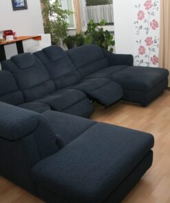 Fa. Himolla Wohnlandschaft mit 2 elektrisch verstellbaren Sitzen