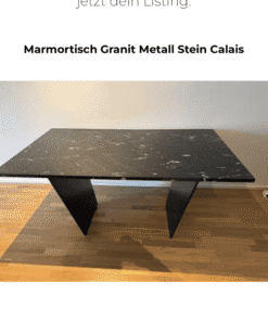 Marmortisch Granit Metall Stein Calais