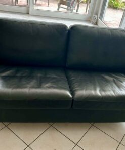 Rolf Benz 3300 Leder schwarz 2-Sitzer