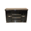 Art Deco Sideboard, wonderful chrome fittings, extension plate with piano lacquer