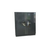 Art Deco Cabinet, circulating chromebars, big chrome fittings, handpolished, shelves and drawers