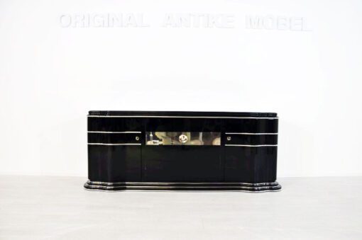 Art Deco Sideboard, Lowboard, Longboard, mirror stripe, swing doors
