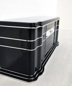 Art Deco Sideboard, Lowboard, Longboard, mirror stripe, swing doors