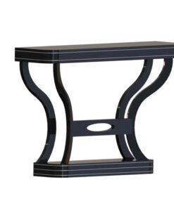 Art Deco Console, fine chromelines, highgloss surface, pianolacquer