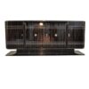 Art Deco Sideboard, design, furniture, macassar, high gloss, storage, cabinet, chrome, living room, buffet, antique, restored, vintage