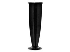 Art Deco, High Gloss, Column, piano lacquer, handmade, livingroom, made in Germany, elegant, black, high quality, chrome,