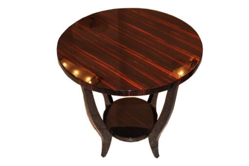 Art Deco, antique, original, rare, table, sidetable, highgloss, macassar, Unique, high quality, elegant, living room furniture, restored, french