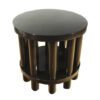 Art Deco, antique, original, rare, table,sidetable, highgoss, black, singlepiece, elegant, living room, restored, french, Adolf, Loos