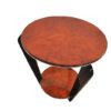 Art Deco, Sidetable, Table, elegant, pianolacquer, legs, highgloss, burlwood, polished, living room, design, furniture, small