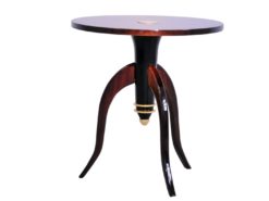 Art Deco, Table, Sidetable, Tripod, Furniture, Design, Pair, Furniture, Living room, elegant, brass, curved legs, france,
